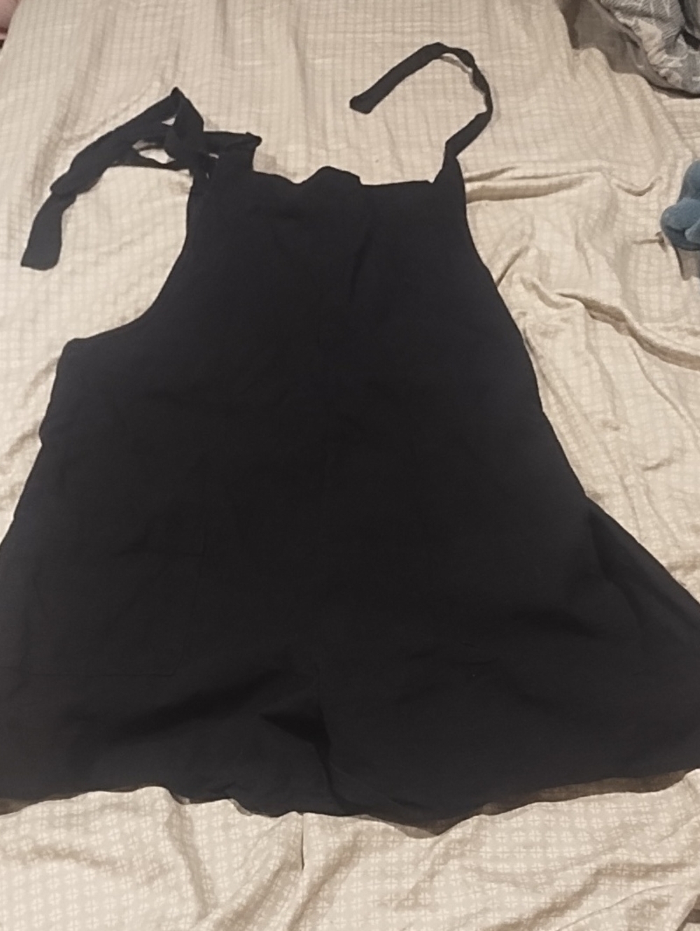 SHEIN Black Tie-Strap Sundress
